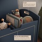 Baú Davi Retrô Com Divisória Interna 100% Mdf 15cm Bp – 55cm