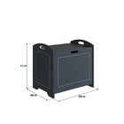 Baú Davi Retrô Com Divisória Interna 100% Mdf 15cm Bp – 55cm