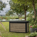 Baú De Armazenamento Signature - Textura Madeira - 380l Keter