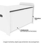 Baú De Brinquedos Kind - Branco