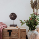 Baú Ferro E Madeira Norway - Natural