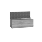 Baú Gênova Com Capitonê Freijó – Rv Móveis