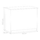 Baú Infantil Asuna Branco