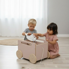 Baú Infantil Organizador De Brinquedos Com Rodinhas - Midi -