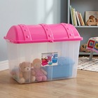 Ba Infantil Plstico Transparente 43L 38x34x52cm Usual Utilidades