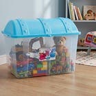 Ba Infantil Plstico Transparente 43L 38x34x52cm Usual Utilidades