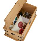 Baú Madeira Organizador Grande Rústico Tequila Madeirado