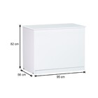 Baú Multiuso Amanda - Ajl Móveis - Branco