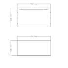 Bau Multiuso Em Madeira Pinus Com Acabamento Amarelo Tramonti