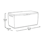 Baú Multiuso Guarda Objetos Springwood 305l - Preto