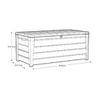 Baú Multiuso Organizador Brightwood 454l Keter Marrom