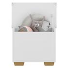 Baú Organizador Caixa De Brinquedos Pés Quadrados Multimóveis