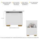 Baú Organizador Caixa De Brinquedos Pés Quadrados Multimóveis