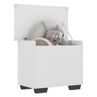 Baú Organizador Caixa De Brinquedos Pés Quadrados Multimóveis