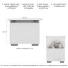 Baú Organizador Caixa De Brinquedos Pés Quadrados Multimóveis