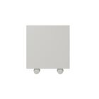 Baú Organizador De Brinquedos Mdf Com Rodízios Plancasa Branc