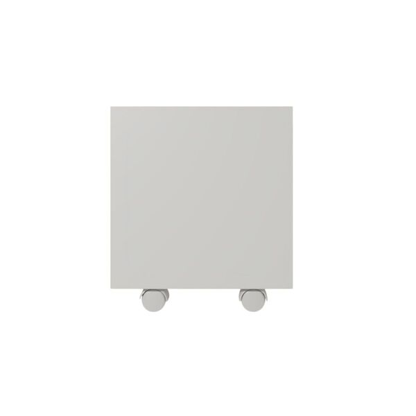 Baú Organizador De Brinquedos Mdf Com Rodízios Plancasa Branc