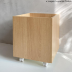 Baú Organizador De Brinquedos Mdf Com Rodízios Plancasa Carva