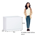 Baú Para Brinquedos Armazenamento Multiuso Para Quarto Ternur