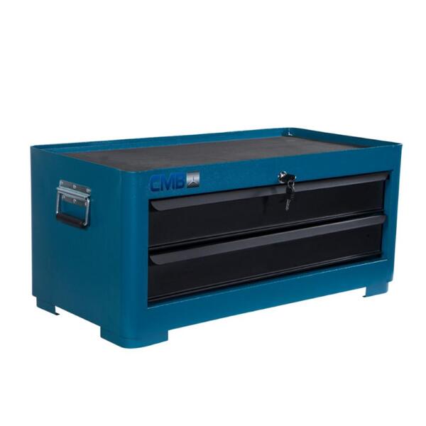 Baú Para Ferramentas 800mm Com 2 Gavetas Bau802 Cmb