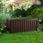 Baú para Jardim Glenwood Resina Marrom 130 L Keter
