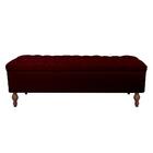 Baú Para Quarto Solteiro Bia 90 Cm Suede Marsala