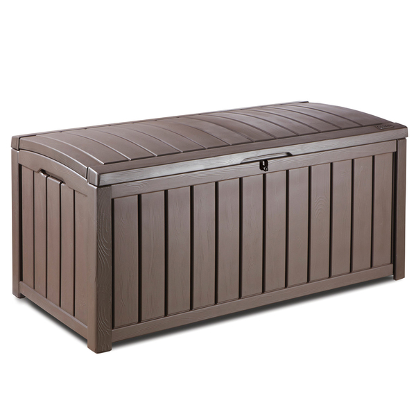Baú Plástico Glenwood 390L Marrom Keter Leroy Merlin
