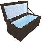 Bau Puff 80 Organizador Porta Treco Brinquedos Sapatos Infant