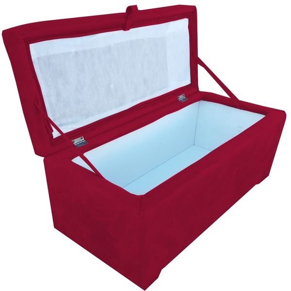 Bau Puff 80 Organizador Porta Treco Brinquedos Sapatos Infant