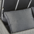 Baú Rattan Davos 120X60X61 Cinza Naterial