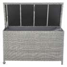 Baú Rattan Davos 120X60X61 Cinza Naterial