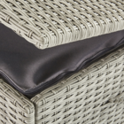 Baú Rattan Davos 120X60X61 Cinza Naterial