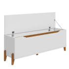 Baú Recamier Cama Box Casal Quarto Guarda Volumes Multiuso Mo