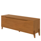 Baú Recamier Cama Box Casal Quarto Guarda Volumes Multiuso Mo