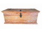 Baú Rústico Jaspe M Em Madeira De Demolição - Cód 1153
