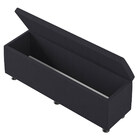 Baú Sapateira Estofada Casal 140 Cm Marte Corino - Skybox - P