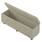 Baú Sapateira Estofada Casal King Size 195 Cm Venus Veludo -