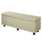 Baú Sapateira Estofada Casal King Size 195 Cm Venus Veludo -