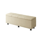 Baú Sapateira Estofada Casal King Size Marte Veludo - Skybox