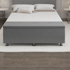 Baú Sapateira Estofada Casal Queen Size 160 Cm Terra Corino -