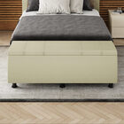 Baú Sapateira Estofada Casal Queen Size 160 Cm Venus Corino -