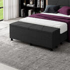 Baú Sapateira Estofada Casal Queen Size Júpiter Linho - Skybo