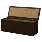 Baú Sapateira Mdf Casal Puff Estofado Veludo Organizador Mult