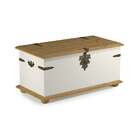 Baú Smile Creme E Carvalho