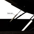 Baú Sommier 69x188x43cm Suede Amassado Preto