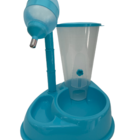 Bebedouro Automático Com Comedouro Chalesco Azul