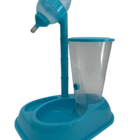 Bebedouro Automático Com Comedouro Chalesco Azul