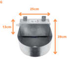 Bebedouro Automático Para Cão Chapa Galvanizada Olibox