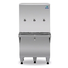 Bebedouro com Coluna Frisbel RA10 Inox com Compressor 2 Torneiras Geladas e 1 Natural 220V