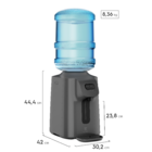 Bebedouro com Compressor Água Gelada, Fria e Natural Cinza BC01X 127V Electrolux